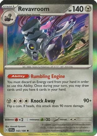 Revavroom — SV01: Scarlet & Violet Base Set Pokémon TCG card by Anesaki Dynamic