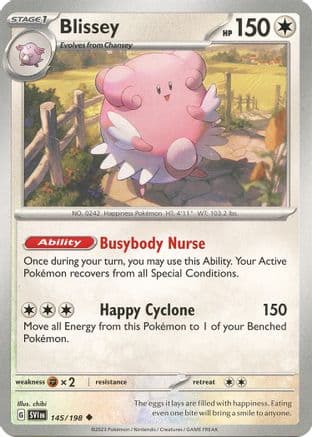 Blissey — SV01: Scarlet & Violet Base Set Pokémon TCG card by chibi