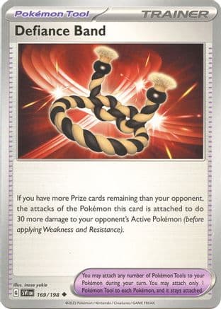Defiance Band — SV01: Scarlet & Violet Base Set Pokémon TCG card by inose yukie