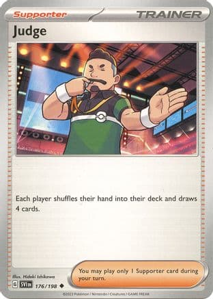 Judge — SV01: Scarlet & Violet Base Set Pokémon TCG card by Hideki Ishikawa