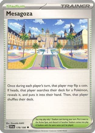 Mesagoza - 178/198 — SV01: Scarlet & Violet Base Set Pokémon TCG card by Oswaldo KATO