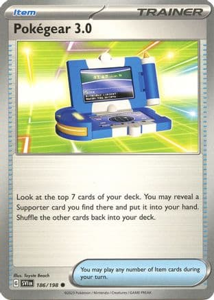 Pokegear 3.0 — SV01: Scarlet & Violet Base Set Pokémon TCG card by Toyste Beach