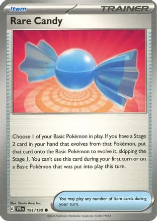 Rare Candy - 191/198 — SV01: Scarlet & Violet Base Set Pokémon TCG card by Studio Bora Inc.