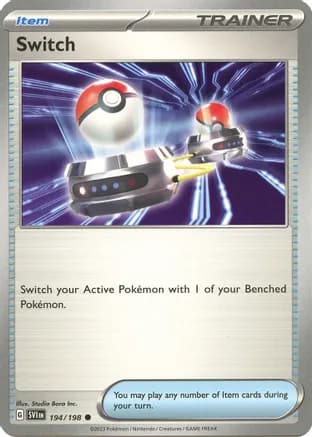 Switch — SV01: Scarlet & Violet Base Set Pokémon TCG card by Studio Bora Inc.