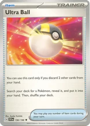 Ultra Ball — SV01: Scarlet & Violet Base Set Pokémon TCG card by Ayaka Yoshida