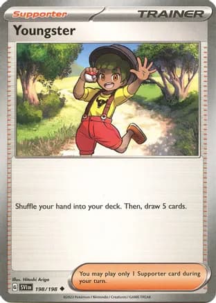 Youngster — SV01: Scarlet & Violet Base Set Pokémon TCG card by Hitoshi Ariga