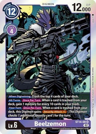 Beelzemon — Starter Deck 14: Beelzemon Advanced Deck Set