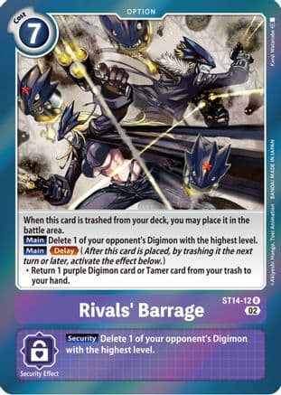 Rivals' Barrage — Starter Deck 14: Beelzemon Advanced Deck Set