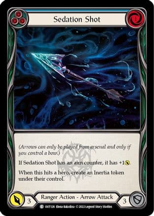 Sedation Shot (Blue) — Outsiders Flesh and Blood card by Iain Burleigh