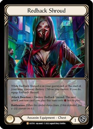 Redback Shroud (Extended Art) — Outsiders