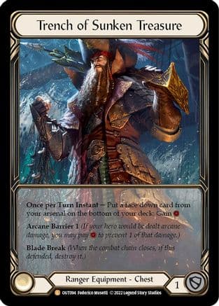 Trench of Sunken Treasure (Extended Art) — Flesh and Blood card