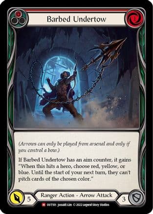 Barbed Undertow — Outsiders Flesh and Blood card by Junaidi Lim