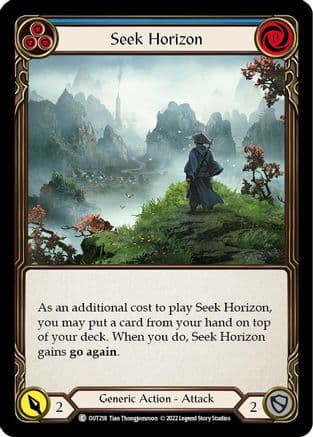 Seek Horizon (Blue) — Outsiders