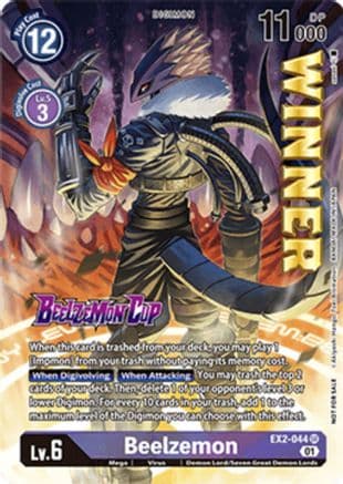 Beelzemon (Beelzemon Cup Winner) — Digimon Card Game card