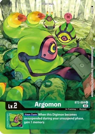 Argomon - BT2-004 (Alternate Art) — Starter Deck 14: Beelzemon Advanced Deck Set