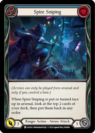 Spire Sniping (Blue) — Blitz Deck: Outsiders - Azalea