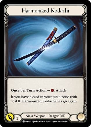Harmonized Kodachi — Flesh and Blood card