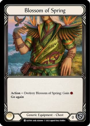 Blossom of Spring — Blitz Deck: Outsiders - Katsu Flesh and Blood card by Andy Aslamov
