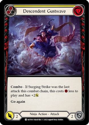 Descendent Gustwave (Yellow) — Blitz Deck: Outsiders - Katsu