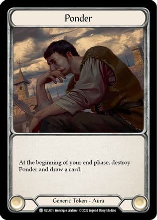 Ponder — Flesh and Blood card