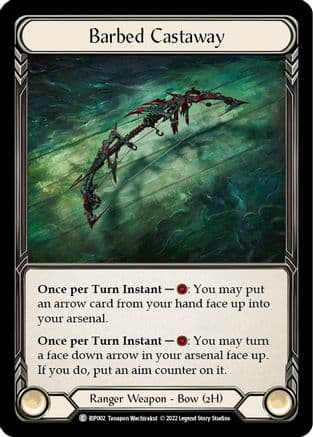 Barbed Castaway — Blitz Deck: Outsiders - Riptide Flesh and Blood card by Tanapon Wachirakul