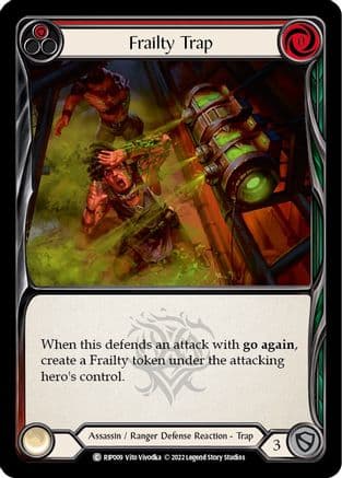 Frailty Trap (Red) — Flesh and Blood card