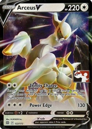 Arceus V - 122/172 — Prize Pack Series Cards Pokémon TCG card by N-DESIGN Inc.