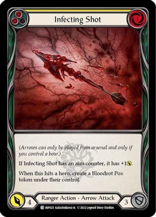 Infecting Shot (Yellow) — Flesh and Blood card