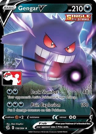 Gengar V - 156/264 — Prize Pack Series Cards Pokémon TCG card by 5ban Graphics
