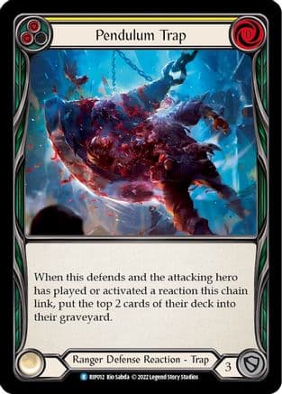 Pendulum Trap (Yellow) — Blitz Deck: Outsiders - Riptide Flesh and Blood card by Rio Sabda
