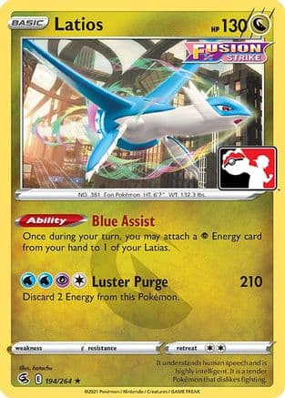 Latios - 194/264 — Prize Pack Series Cards Pokémon TCG card by hatachu