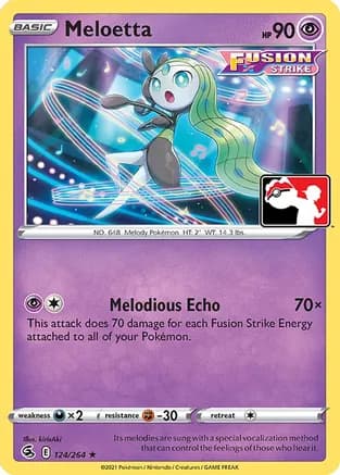 Meloetta - 124/264 — Prize Pack Series Cards Pokémon TCG card by kirisAki