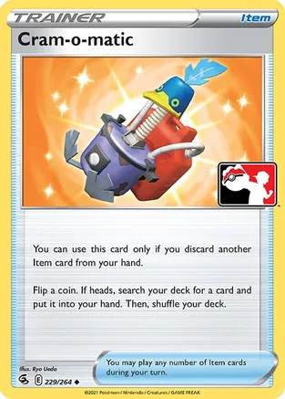 Cram-o-matic - 229/264 — Prize Pack Series Cards Pokémon TCG card by Ryo Ueda