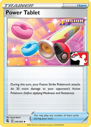 Power Tablet - 236/264 — Prize Pack Series Cards Pokémon TCG card by Toyste Beach