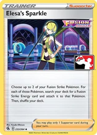 Elesa's Sparkle - 233/264 — Prize Pack Series Cards Pokémon TCG card by Yusuke Ohmura