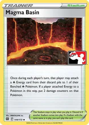 Magma Basin - 144/172 — Prize Pack Series Cards