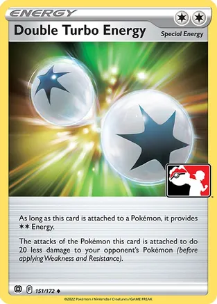 Double Turbo Energy - 151/172 — Prize Pack Series Cards