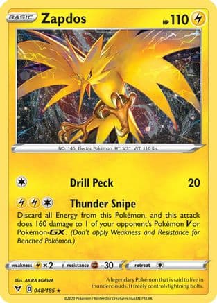Zapdos (Cosmos Holo) — Miscellaneous Cards & Products