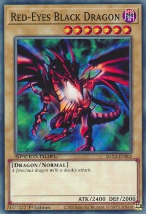 Red-Eyes Black Dragon — Speed Duel GX: Duelists of Shadows Yu-Gi-Oh! card by Konami