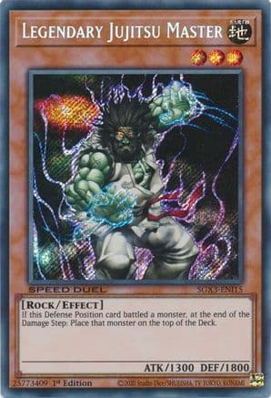Legendary Jujitsu Master (Secret Rare) — Yu-Gi-Oh! card