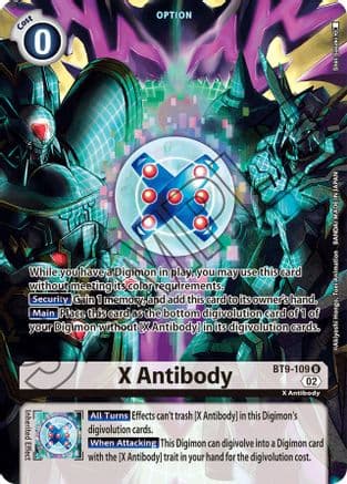 X Antibody (Alternate Art) — Starter Deck 14: Beelzemon Advanced Deck Set