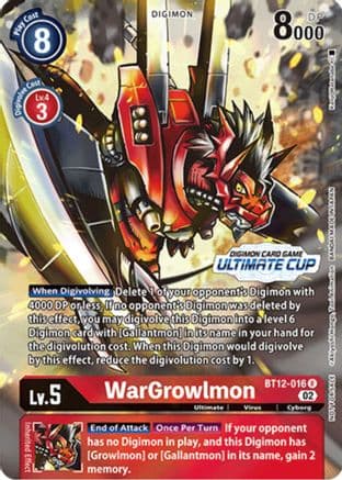 WarGrowlmon (Ultimate Cup) — Across Time