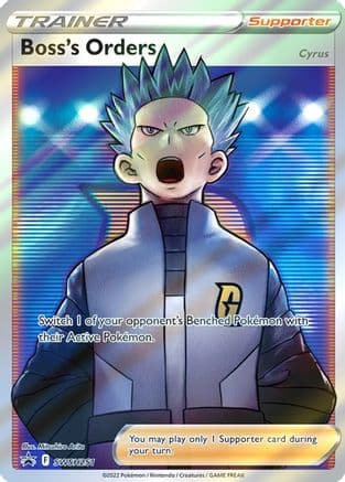 Boss's Orders (Full Art) — SWSH: Sword & Shield Promo Cards Pokémon TCG card by Cyrus