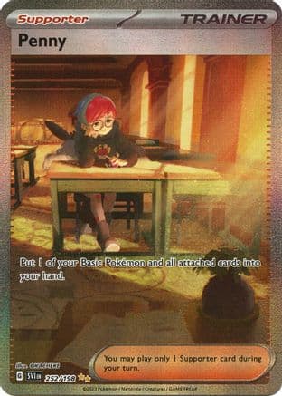 Penny - 252/198 — SV01: Scarlet & Violet Base Set Pokémon TCG card by OKACHEKE