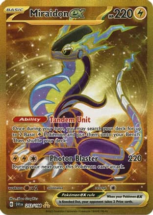 Miraidon ex - 253/198 — SV01: Scarlet & Violet Base Set Pokémon TCG card by 5ban Graphics
