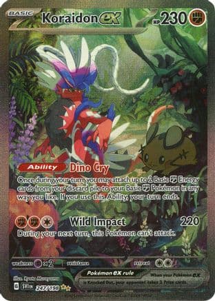 Koraidon ex - 247/198 — SV01: Scarlet & Violet Base Set Pokémon TCG card by Ryota Murayama