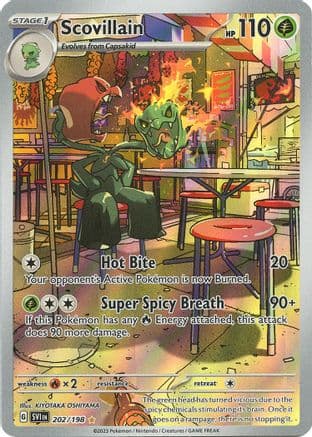 Scovillain - 202/198 — SV01: Scarlet & Violet Base Set Pokémon TCG card by KIYOTAKA OSHIYAMA