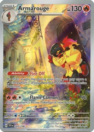 Armarouge - 203/198 — SV01: Scarlet & Violet Base Set Pokémon TCG card by nagimiso