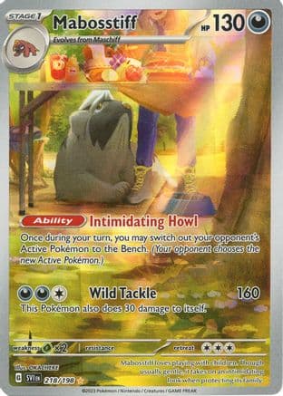Mabosstiff - 218/198 — SV01: Scarlet & Violet Base Set Pokémon TCG card by OKACHEKE