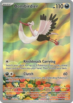 Bombirdier - 219/198 — SV01: Scarlet & Violet Base Set Pokémon TCG card by Shibuzoh.